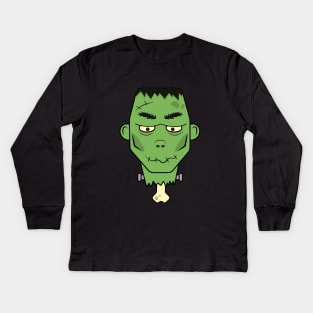 The Frankenstein Monster Kids Long Sleeve T-Shirt